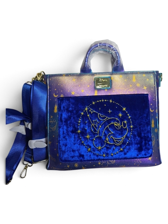 Loungefly Handbags - Loungefly Disney Fantasia Sorcerer Mickey Convertible Backpack Tote NWT